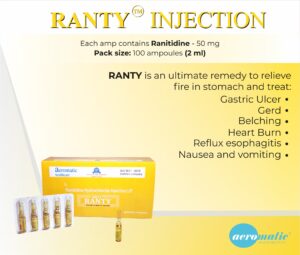 Ranitidine Injection Aeromatic